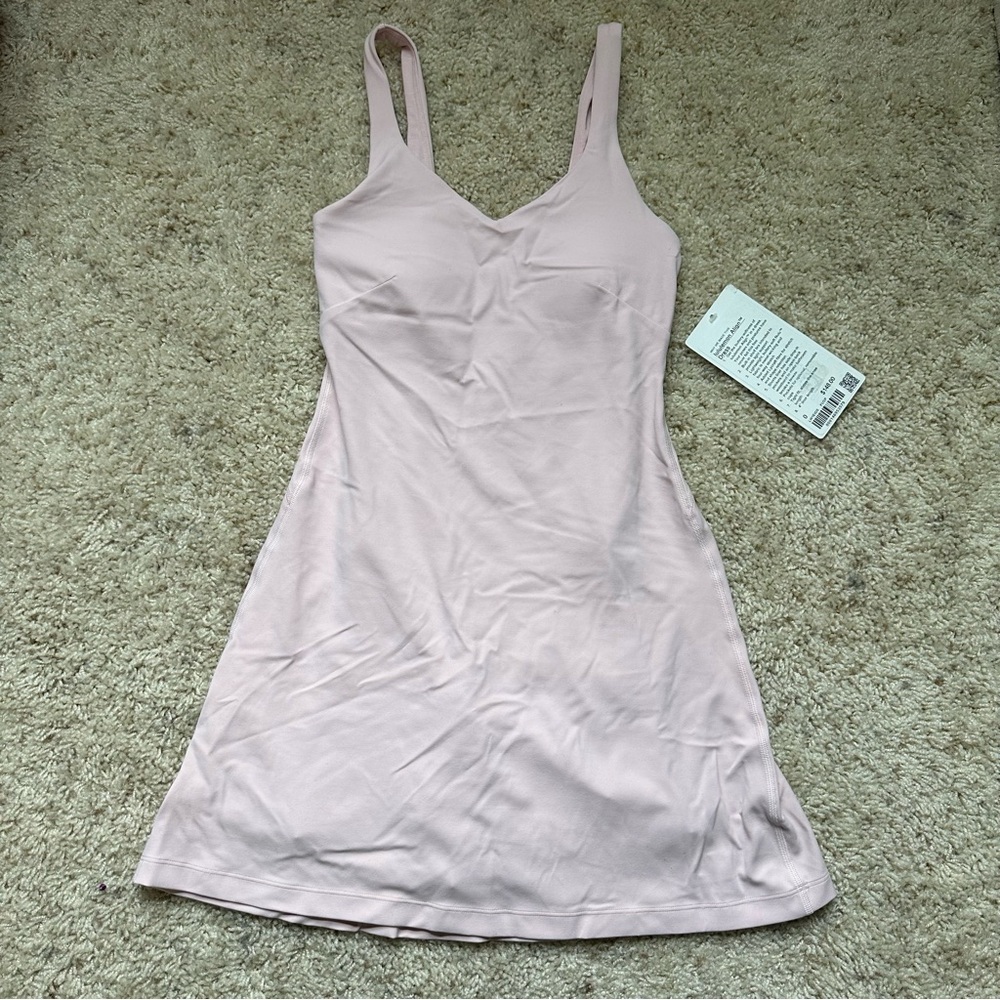 SOLD NWT Lululemon Align Dress Flush Pink Size 0